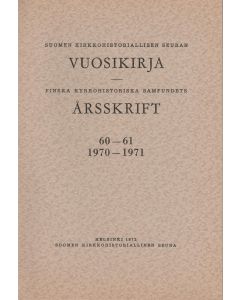 Suomen kirkkohistoriallisen seuran vuosikirja 60–61