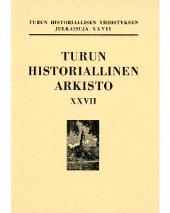 Turun Historiallinen Arkisto 27