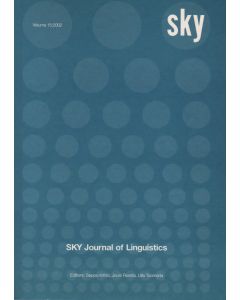 SKY Journal of Linguistics 15