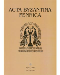 Acta Byzantina Fennica 1(N.s.)