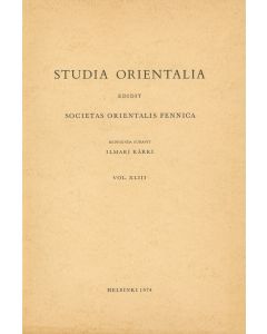 Studia Orientalia 43