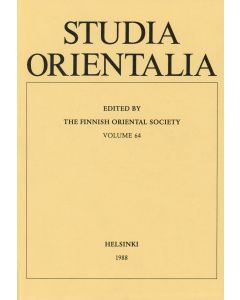 Studia Orientalia 64