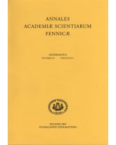 Annales Academiae Scientiarum Fennicae. Mathematica 28:2