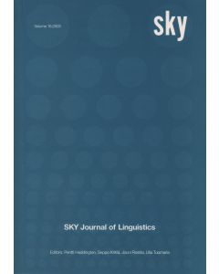 SKY Journal of Linguistics 16