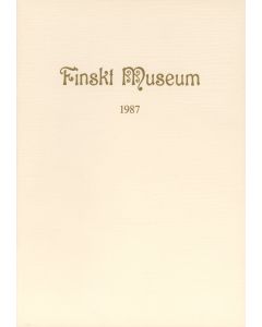 Finskt Museum 1987