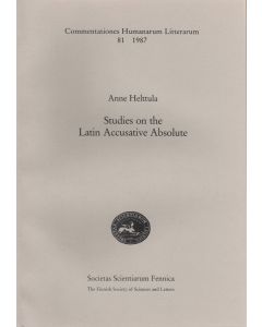 Studies on the Latin accusative absolute