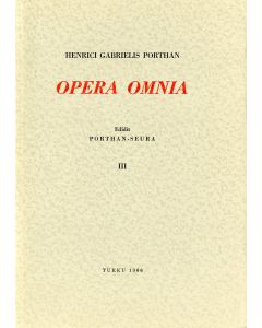 Henrici Gabrielis Porthan Opera omnia III