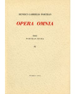 Henrici Gabrielis Porthan Opera omnia IV
