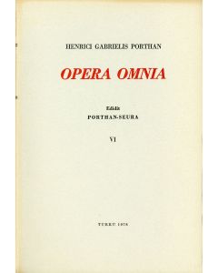 Henrici Gabrielis Porthan Opera omnia VI