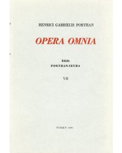 Henrici Gabrielis Porthan Opera omnia VII