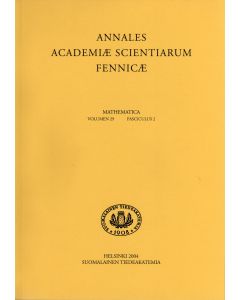 Annales Academiae Scientiarum Fennicae. Mathematica 29:2