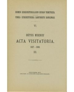 Boëtius Murenius' Acta visitatoria 1637-1666. III