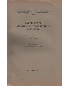 Pappissääty Suomen valtiopäivillä 1809–1906, I