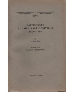 Pappissääty Suomen valtiopäivillä 1809–1906, II