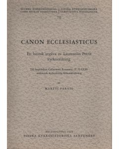 Canon Ecclesiasticus