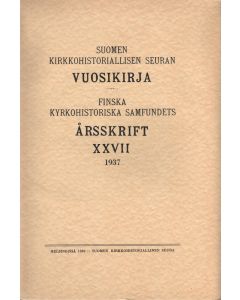 Suomen kirkkohistoriallisen seuran vuosikirja 27