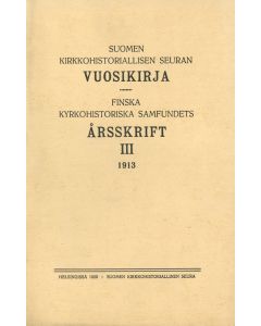 Suomen kirkkohistoriallisen seuran vuosikirja 3