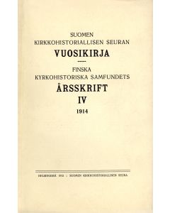 Suomen kirkkohistoriallisen seuran vuosikirja 4