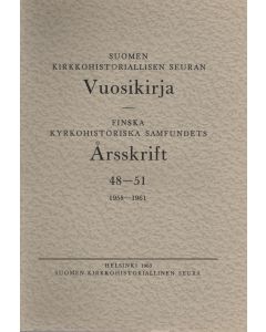 Suomen kirkkohistoriallisen seuran vuosikirja 48-51