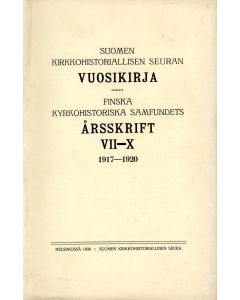 Suomen kirkkohistoriallisen seuran vuosikirja 7-10